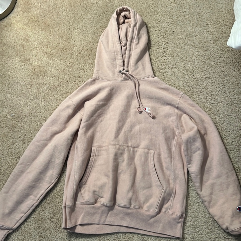 Dusty pink champion hoodie